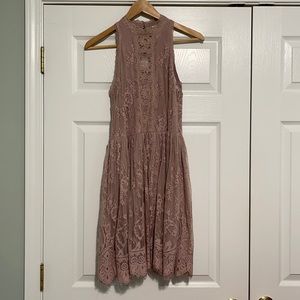 Free People blush colored formal dress